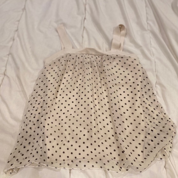 Petite white dots top - Picture 1 of 5